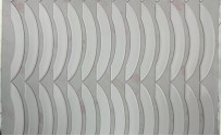 Weiße und graue PTFE-Mäuserochen mit doppeltem mit Seiten versehenem Klebstreifen