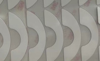 Weiße PTFE-Spiel-Mausskates mit doppelseitigem Klebeband 9448HK
