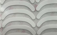 Weiße PTFE-Spiel-Mausskates mit doppelseitigem Klebeband 9448HK