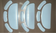 Graue PolyTetraFluorethylen-Mausrutschen PTFE-Mausfußkits