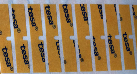 0.048mm Acrylat-Doppeltes versah klebriger Dünnfilm des Klebstreifen-TESA 4972 mit Seiten