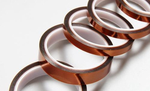 Gestempelschnittene Stärke Polyimide-Browns Klebstreifen-0.08mm hitzebeständig