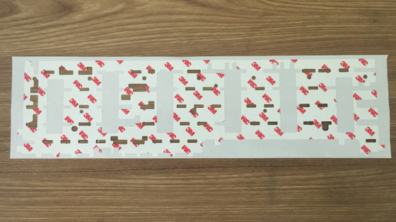 Großes Doppeltes mit Seiten versehenes Acrylat-Tastatur-klebriges Papier des Klebstreifen-9080
