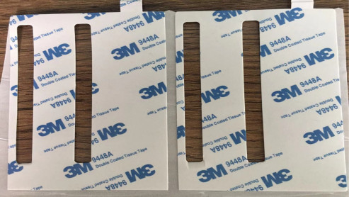 0.15mm Klebstreifen Gewebe-9448A ringsum Quadrat-doppelte Seitenaufkleber für Monitoren