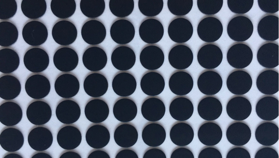 Runde schwarze kundenspezifische EVA Foam Diameter D80*1.5mm 60 Grad stark ringsum Kissen