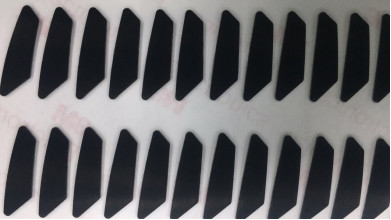 Weiche stempelschnitt Klebstreifen PTFE gleiten den eingeschlossenen Film des Auflagen-PTFEupe