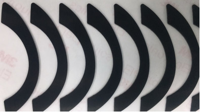 Na änderte PTFE-Film-Band-Produkt-Stärke stempelschneidene 0.6mm PTFE
