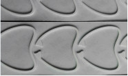 45 Grad harte Herz-wie EVA Adhesive Foam Die Cutting 7mm dick