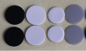 Gestempelschnittene der Silikon-Fussballen-0.28mm starke kleine Gummihauptfüße PTFE Fuß-Matten-