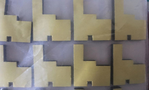 Starkes stoßsicheres Schaum-Brett PORON BISCO 55*24*1.5mm bedeckt durch Klebstreifen