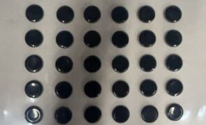 DIY PTFE Mausfüße Mausskates Punkte 0,7-0,8mm Dicke 9448 Klebstoff