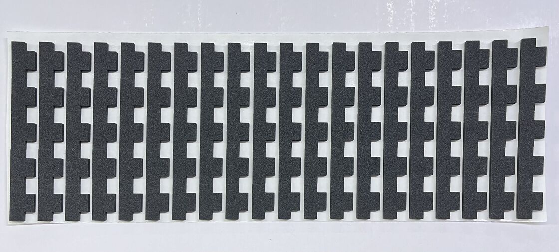 Custom Die-Cut Black EVA Foam Gasket, Stepped Self-Adhesive Shockproof Pad for Electronics