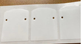 0.45mm starker Plastik gestempelschnittener PTFE Rochen Farbe in mischender Ausrüstung und in Obturateur