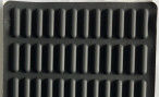Antibeleg Universalised Silikonkautschuk-Füße unter Tastatur L20*W5*T2.4 Millimeter