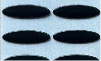 0.6mm Ellipsen-hohe Temperatur Ptfe nehmen glatte Oberfläche mit 3M Glue auf