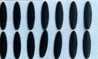 0.6mm Ellipsen-hohe Temperatur Ptfe nehmen glatte Oberfläche mit 3M Glue auf