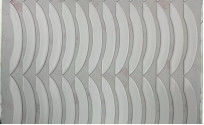 Weiße und graue PTFE-Mäuserochen mit doppeltem mit Seiten versehenem Klebstreifen
