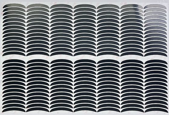 Unschädliche Black Crescent PTFE-Mausschlittschuhe, hitzebeständig mit Klebstoff