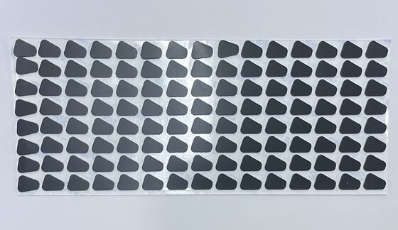 Dreieckige selbstklebende Silikonkautschukfüße mit Originalband 3M9448A, rutschfeste, stoßdämpfende Pads für Tastatur und Elektronik
