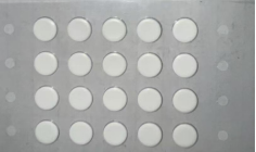 0.9mm Round Gaming Mouse Skates UPE and PTFE Smooth Surface Round Edge