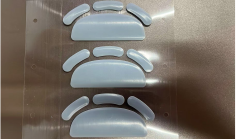 Graue PolyTetraFluorethylen-Mausrutschen PTFE-Mausfußkits