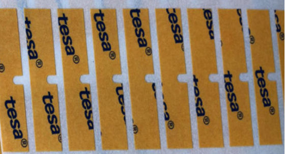 0.048mm Acrylat-Doppeltes versah klebriger Dünnfilm des Klebstreifen-TESA 4972 mit Seiten