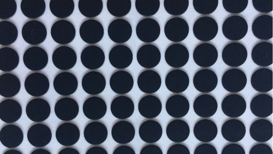 Runde schwarze kundenspezifische EVA Foam Diameter D80*1.5mm 60 Grad stark ringsum Kissen