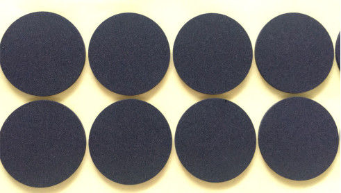 Runde schwarze kundenspezifische EVA Foam Diameter D80*1.5mm 60 Grad stark ringsum Kissen