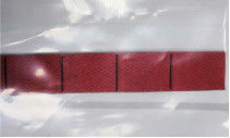 0.25mm gestempelschnittene Plastik-Holzschliff-Baumwollfaser-Papierisolierungs-rote steife Form