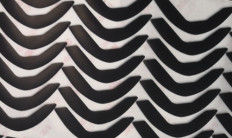 Blatt 0.8mm der Kurven-Rochen-hohen Temperatur PTFEdick ohne irgendwelche Abstände