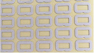 Wasserdichtes inländisches Doppeltes versah Klebstreifen 0.15mm ASTM D3330 geprüft mit Seiten