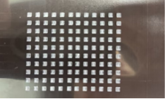 Sehr kleine transparente Mylarfolie für Tastatur 1,85*1,85*0,5mm